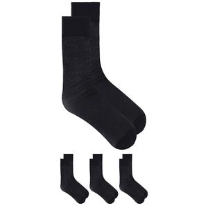 Stems Essential Sheer Knee Socks Set Of Three in Black stockings